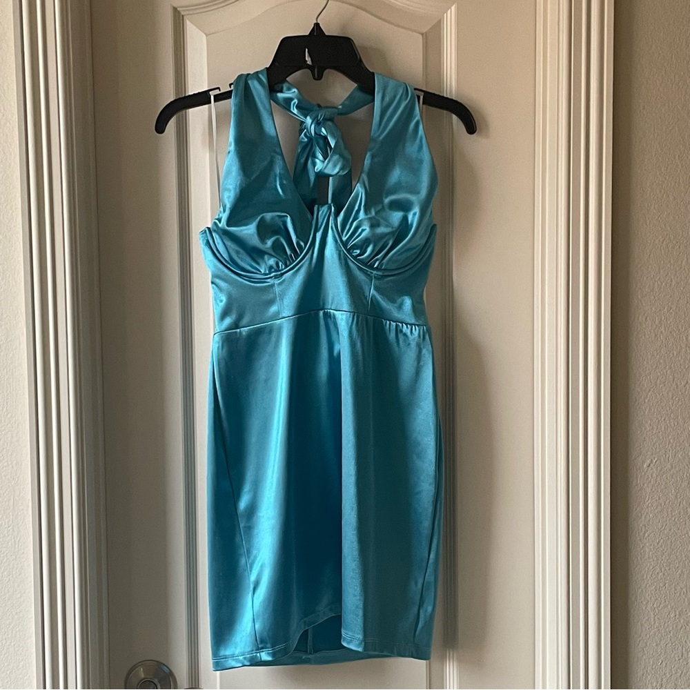Alice Elle Luxe Living Dress Blue Size 10